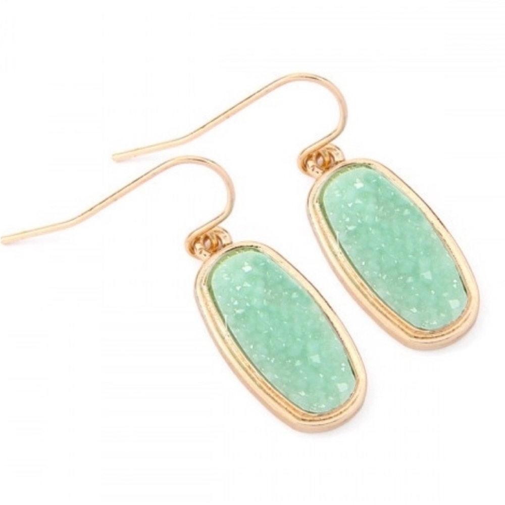 MINT | Druzy earrings